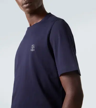 Brunello Cucinelli Printed cotton jersey T-shirt | Thumbnail 2