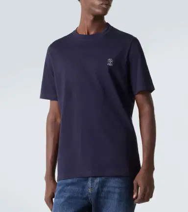 Brunello Cucinelli Printed cotton jersey T-shirt | Thumbnail 3