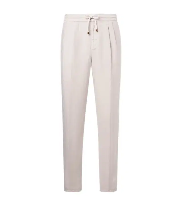 Linen tapered pants