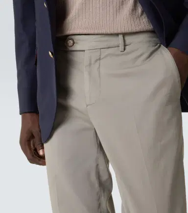 Brunello Cucinelli Cotton slim pants | Thumbnail 2 Brunello Cucinelli Cotton slim pants | Thumbnail 2