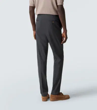 Brunello Cucinelli Virgin wool straight pants | Thumbnail 2 Brunello Cucinelli Virgin wool straight pants | Thumbnail 2