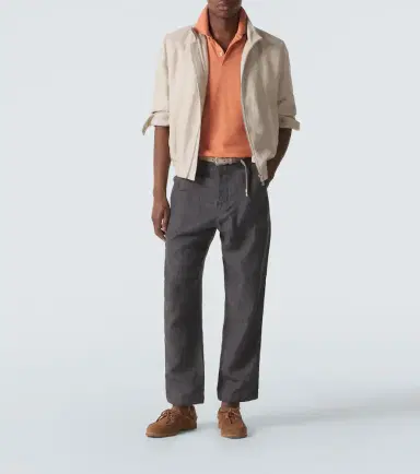 Brunello Cucinelli Linen straight pants | Thumbnail 3