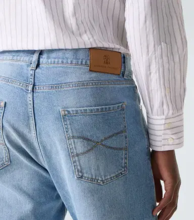 Brunello Cucinelli Mid-rise straight jeans | Thumbnail 2 Brunello Cucinelli Mid-rise straight jeans | Thumbnail 2