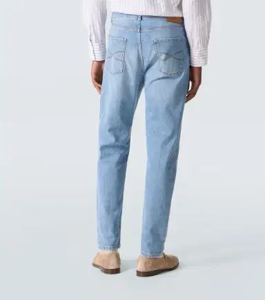 Brunello Cucinelli Mid-rise straight jeans | Thumbnail 4 Brunello Cucinelli Mid-rise straight jeans | Thumbnail 4
