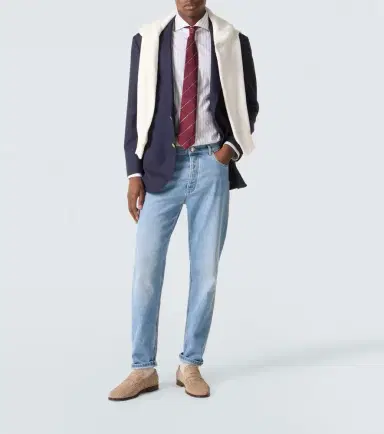 Brunello Cucinelli Mid-rise straight jeans | Thumbnail 5 Brunello Cucinelli Mid-rise straight jeans | Thumbnail 5