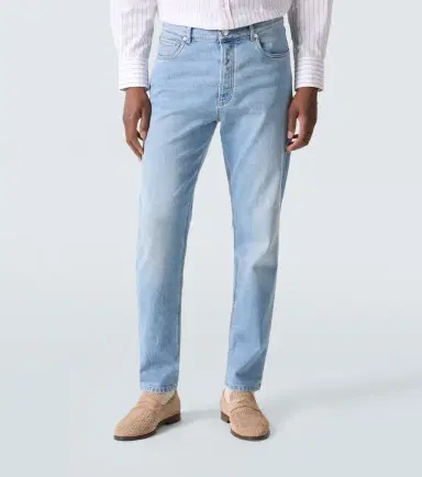 Brunello Cucinelli Mid-rise straight jeans | Thumbnail 6 Brunello Cucinelli Mid-rise straight jeans | Thumbnail 6
