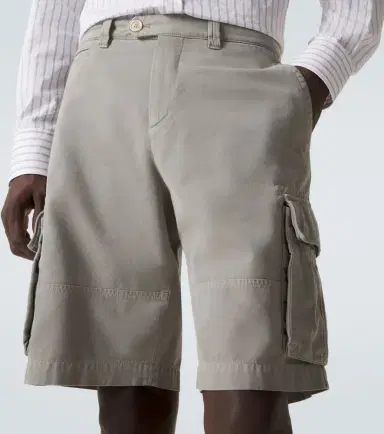 Brunello Cucinelli Cotton cargo shorts | Thumbnail 2 Brunello Cucinelli Cotton cargo shorts | Thumbnail 2