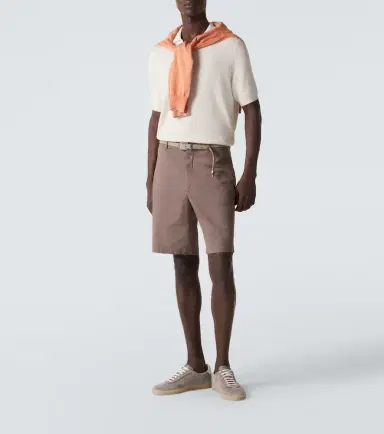 Brunello Cucinelli Cotton-blend Bermuda shorts | Thumbnail 2