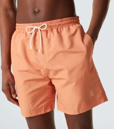 Brunello Cucinelli Logo swim trunks | Thumbnail 4 Brunello Cucinelli Logo swim trunks | Thumbnail 4