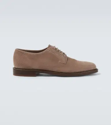 Brunello Cucinelli Suede Derby shoes | Thumbnail 4