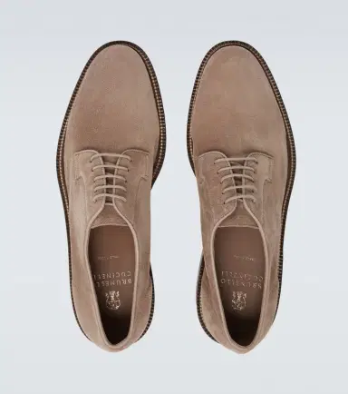 Brunello Cucinelli Suede Derby shoes | Thumbnail 5