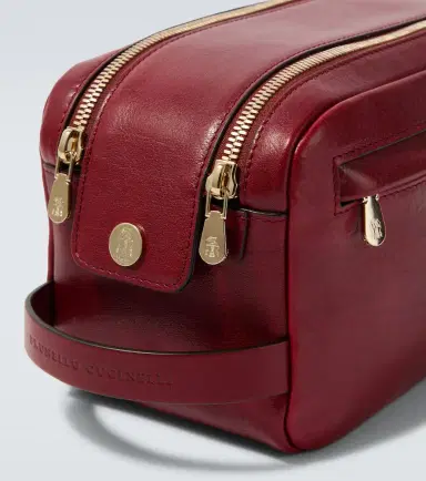 Brunello Cucinelli Leather toiletry bag | Thumbnail 2 Brunello Cucinelli Leather toiletry bag | Thumbnail 2