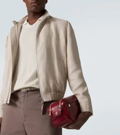 Brunello Cucinelli Leather toiletry bag | Thumbnail 5 Brunello Cucinelli Leather toiletry bag | Thumbnail 5