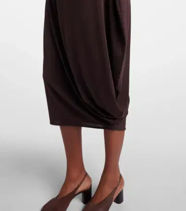 Lemaire Draped midi dress | Thumbnail 3 Lemaire Draped midi dress | Thumbnail 3
