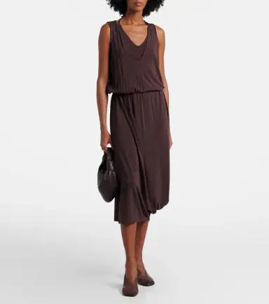 Lemaire Draped midi dress | Thumbnail 4 Lemaire Draped midi dress | Thumbnail 4