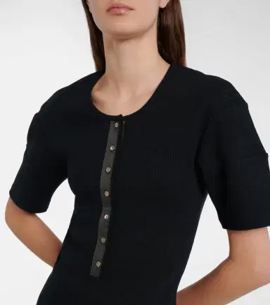 Lemaire Cotton and linen Henley shirt | Thumbnail 3 Lemaire Cotton and linen Henley shirt | Thumbnail 3