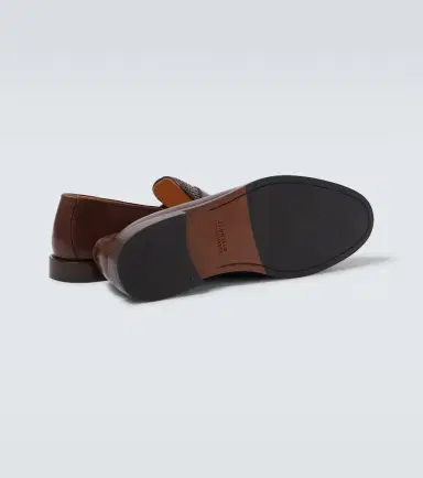 Brunello Cucinelli Woven leather penny loafers | Thumbnail 6 Brunello Cucinelli Woven leather penny loafers | Thumbnail 6