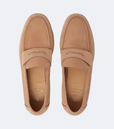 Brunello Cucinelli Suede penny loafers | Thumbnail 3 Brunello Cucinelli Suede penny loafers | Thumbnail 3