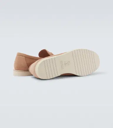 Brunello Cucinelli Suede penny loafers | Thumbnail 4 Brunello Cucinelli Suede penny loafers | Thumbnail 4