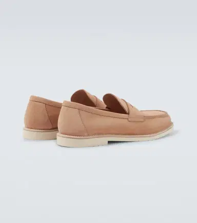 Brunello Cucinelli Suede penny loafers | Thumbnail 5 Brunello Cucinelli Suede penny loafers | Thumbnail 5