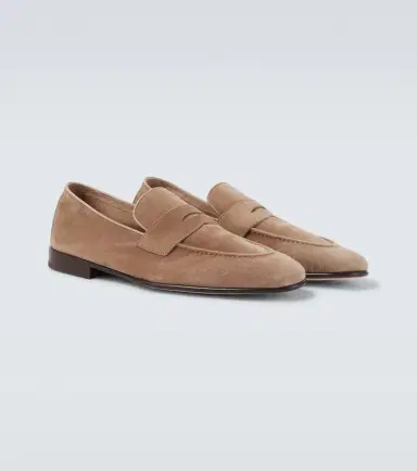 Brunello Cucinelli Suede penny loafers | Thumbnail 2 Brunello Cucinelli Suede penny loafers | Thumbnail 2
