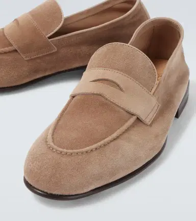 Brunello Cucinelli Suede penny loafers | Thumbnail 3 Brunello Cucinelli Suede penny loafers | Thumbnail 3