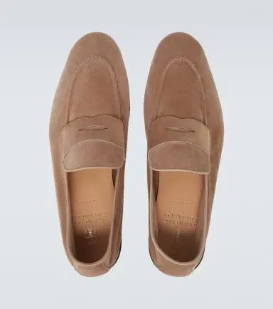 Brunello Cucinelli Suede penny loafers | Thumbnail 5 Brunello Cucinelli Suede penny loafers | Thumbnail 5