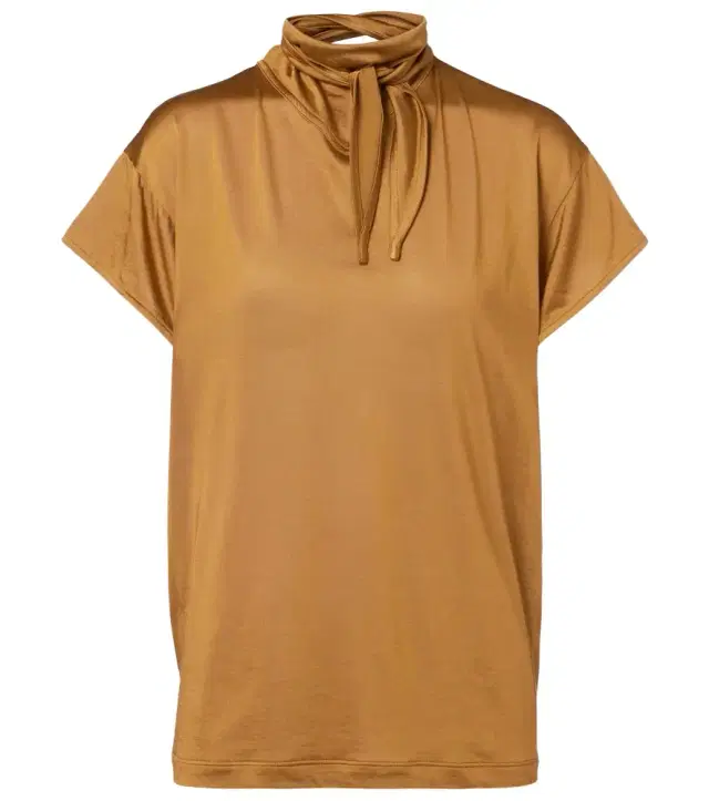 Lemaire Scarf-detail jersey top