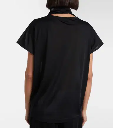Lemaire Scarf-detail jersey top | Thumbnail 3