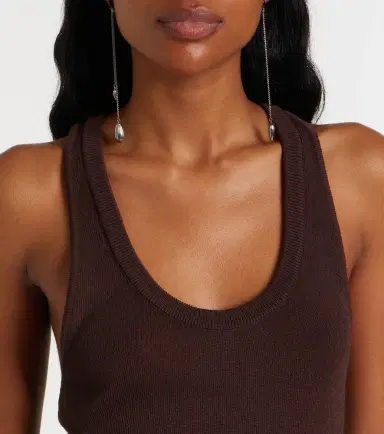 Lemaire Ribbed crêpe minidress | Thumbnail 2