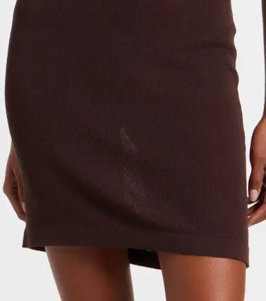 Lemaire Ribbed crêpe minidress | Thumbnail 3