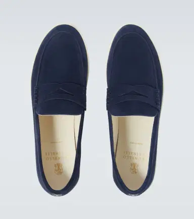 Brunello Cucinelli Suede slip-on sneakers | Thumbnail 6