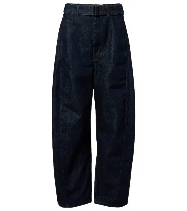 Lemaire Twisted belted barrel-leg jeans
