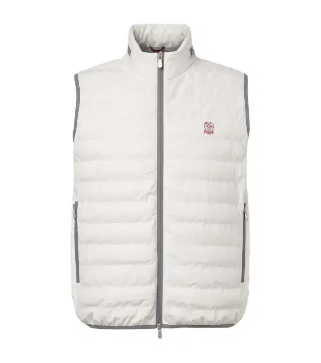 Logo down vest