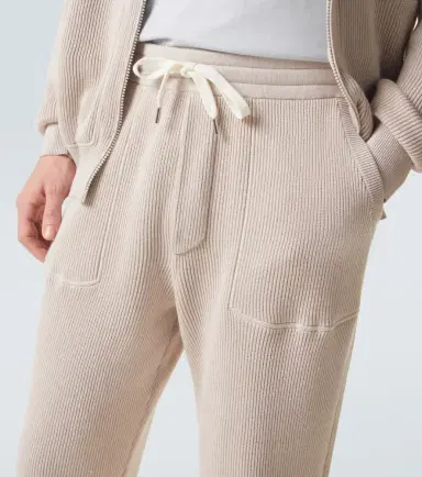 Brunello Cucinelli Cotton corduroy sweatpants | Thumbnail 3