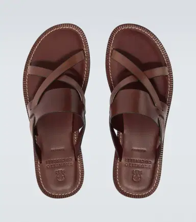 Brunello Cucinelli Leather sandals | Thumbnail 3