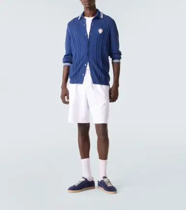 Brunello Cucinelli Cable-knit embroidered cotton cardigan | Thumbnail 4