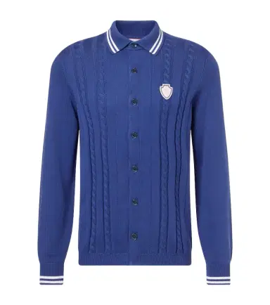 Brunello Cucinelli Cable-knit embroidered cotton cardigan | Thumbnail 1