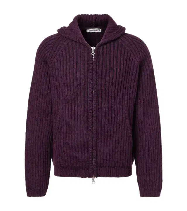 Our Legacy Level ribbed-knit wool zip-up hoodie