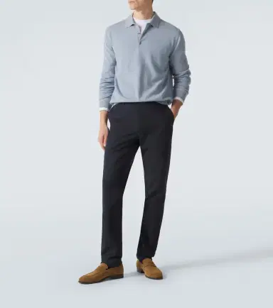Loro Piana Cashmere polo sweater | Thumbnail 3