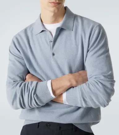 Loro Piana Cashmere polo sweater | Thumbnail 4