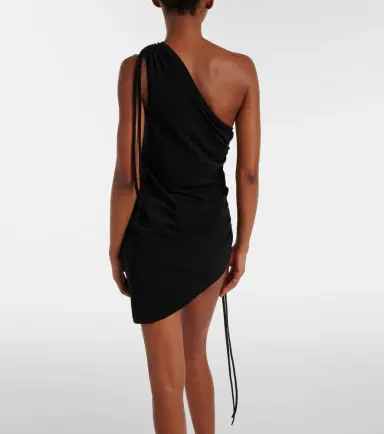 Balmain Ruched one-shoulder minidress | Thumbnail 5