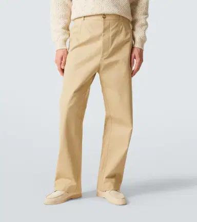 Loro Piana Fuji cotton twill straight pants | Thumbnail 3