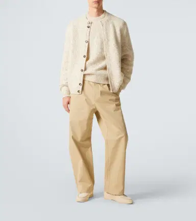 Loro Piana Fuji cotton twill straight pants | Thumbnail 4