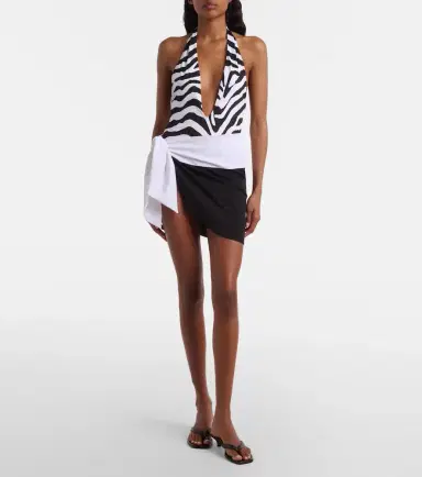 Balmain Asymmetric beach cover-up | Thumbnail 2