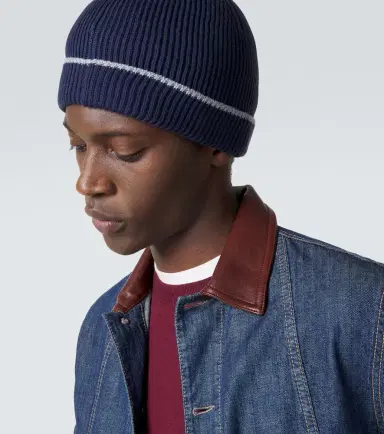Brunello Cucinelli Ribbed-knit cotton beanie | Thumbnail 3