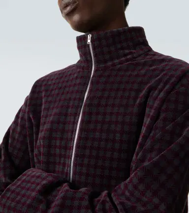 Our Legacy Shrunken cotton-blend velour jacket | Thumbnail 5