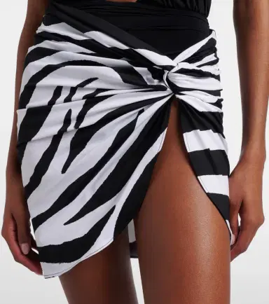 Balmain Zebra-print beach cover-up | Thumbnail 3