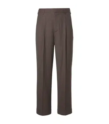 Loro Piana Isaac virgin wool crêpe straight pants | Thumbnail 1