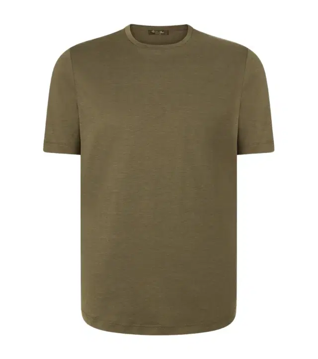 Loro Piana Levo silk and cotton jersey T-shirt